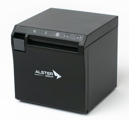 Чековый принтер Alster ALS-300 Cube (203 dpi, черный, термопечать, USB/RS-232-Ethernet) фото