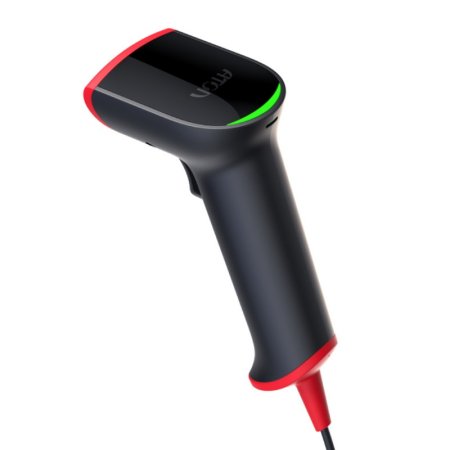 Проводной сканер штрих-кода АТОЛ Impulse 12 (2D, черный, без подставки) фото