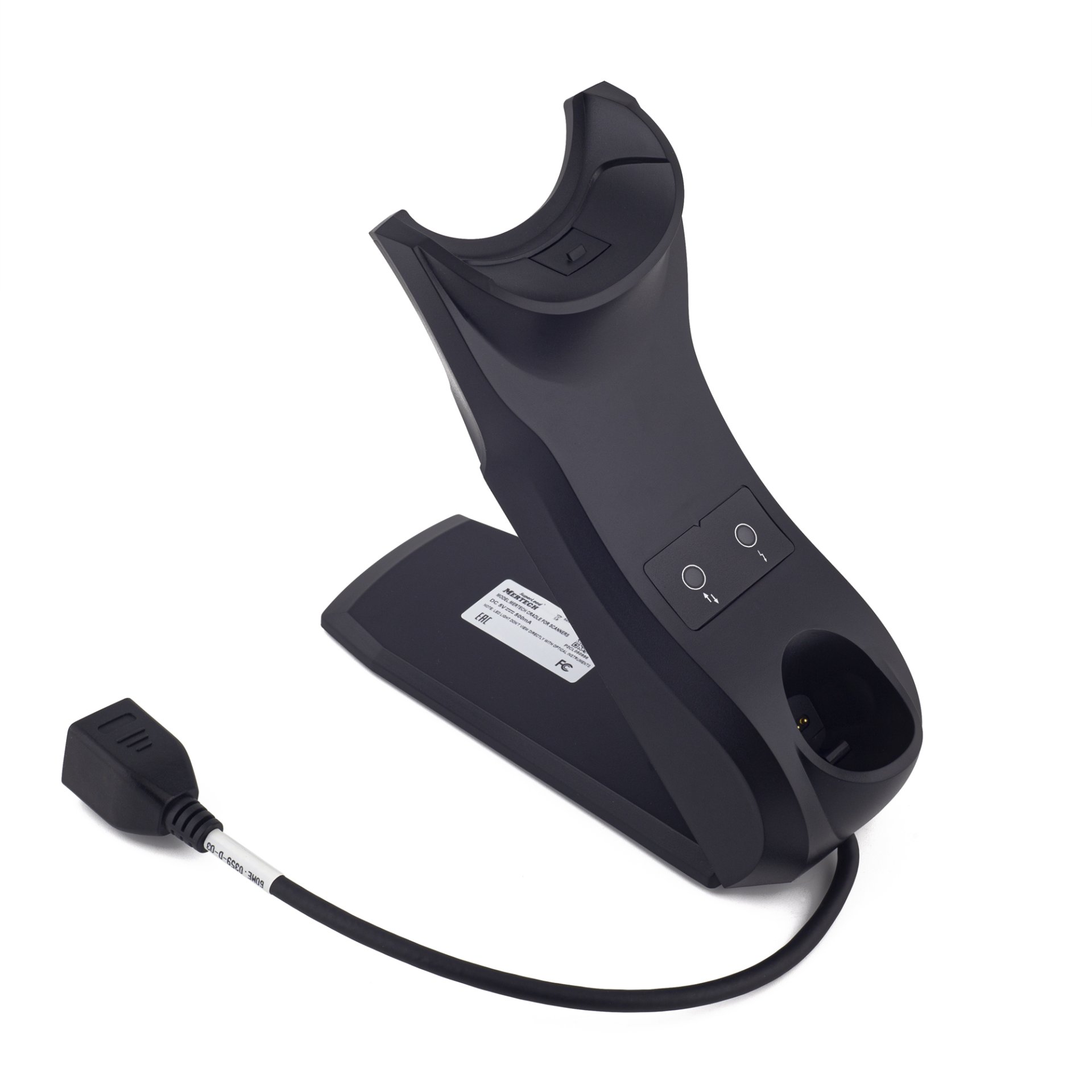 Зарядно-коммуникационная подставка (Cradle) для сканеров MERTECH CL-2300/2310 Настольная Black №3