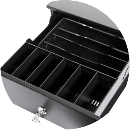 Денежный ящик PayTor HT-240B (черный, механический) фото