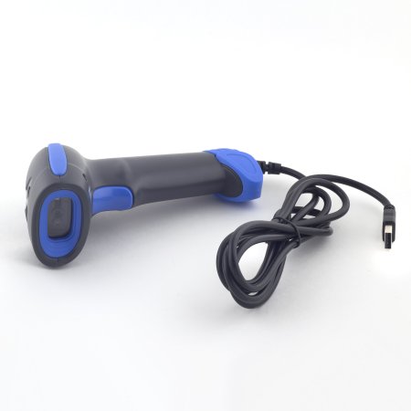 Проводной сканер штрих-кода ПОРТ HC-10 (2D, черный, с подставкой, 1,8м кабель) фото