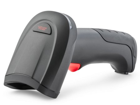 Беспроводной сканер штрих-кода АТОЛ SB5100 BT (2D, черный, USB, Bluetooth, с подставкой Cradle) фото