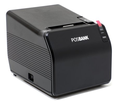 Чековый принтер POSBANK A11 (180 dpi, черный, термопечать, USB, автоотрезчик) фото