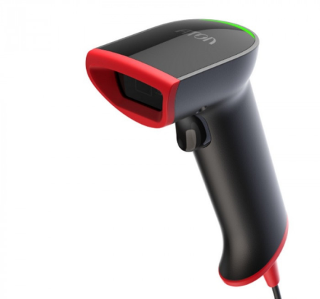 Проводной сканер штрих-кода АТОЛ Impulse 12 v2 (2D, черный, без подставки) фото