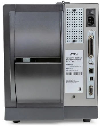 Термотрансферный принтер этикеток АТОЛ ТТ631 (600 dpi, USB/RS-232/Ethernet, арт. 60102) фото
