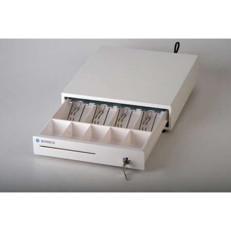 Денежный ящик SPACE BOX-330 (белый, PUSH, механический) фото