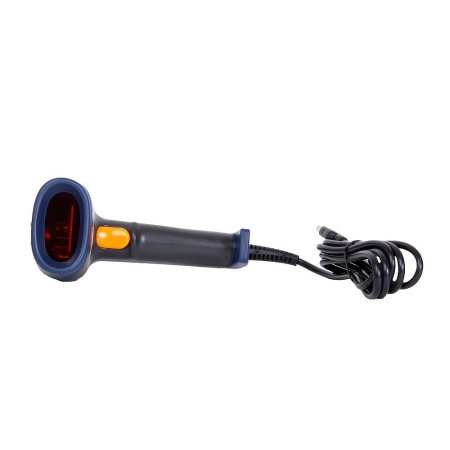 Проводной сканер штрих-кода POScenter HH 1D (1D, черный, с подставкой) фото