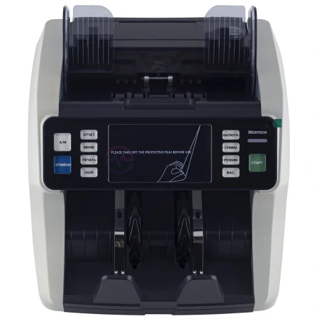 Счетчик банкнот с детектором подлинности MERTECH C-120 DOUBLE CIS MG touch screen фото