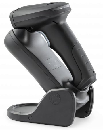 Беспроводной сканер штрих-кода АТОЛ SB3100 BT (2D, черный, USB, Bluetooth, с подставкой Cradle) фото