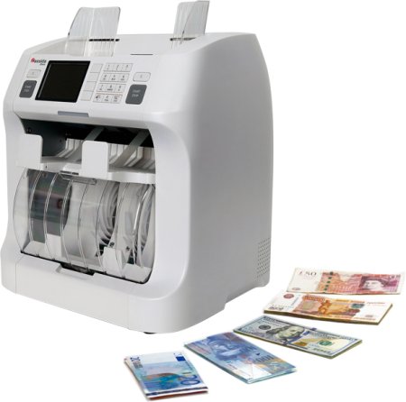 Сортировщик банкнот Cassida Zeus (серый, RUB/USD/EUR/GBP/CHF) фото