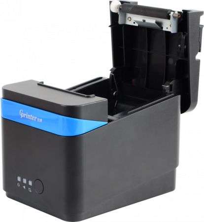 Чековый принтер Gprinter GP-C80250II (203 dpi, черный, термопечать, USB/RS-232/Ethernet, с автоотрезчиком, световая и звуковая индикация) фото