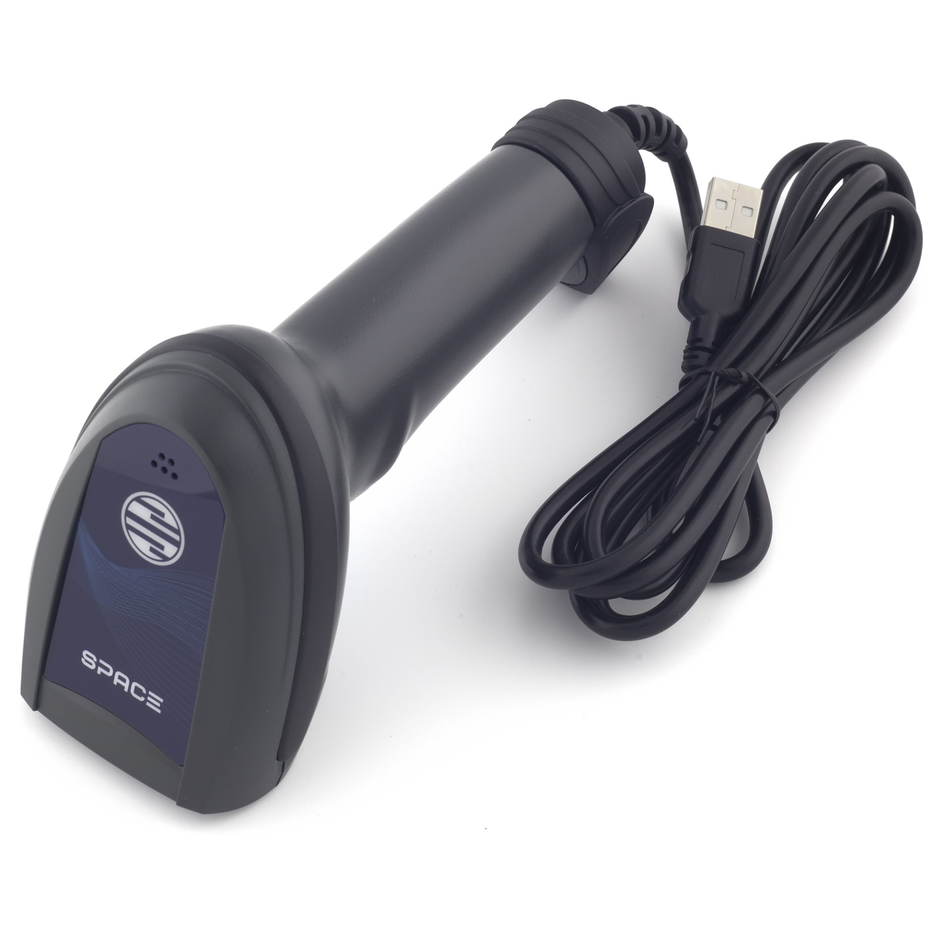 Проводной сканер штрих-кода SPACE X-2020 Б/У (2D, черный, без подставки, 1,5м кабель) №5