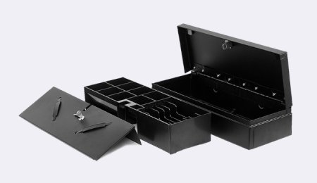 Денежный ящик PayTor FlipTop-7 (черный, распайка: Epson) фото