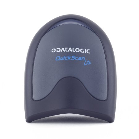 Проводной сканер штрих-кода Datalogic QuickScan lite QW2100 (1D, серый, с подставкой) фото