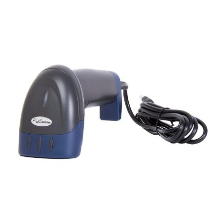 Проводной сканер штрих-кода POScenter HH 1D (1D, черный, с подставкой) фото