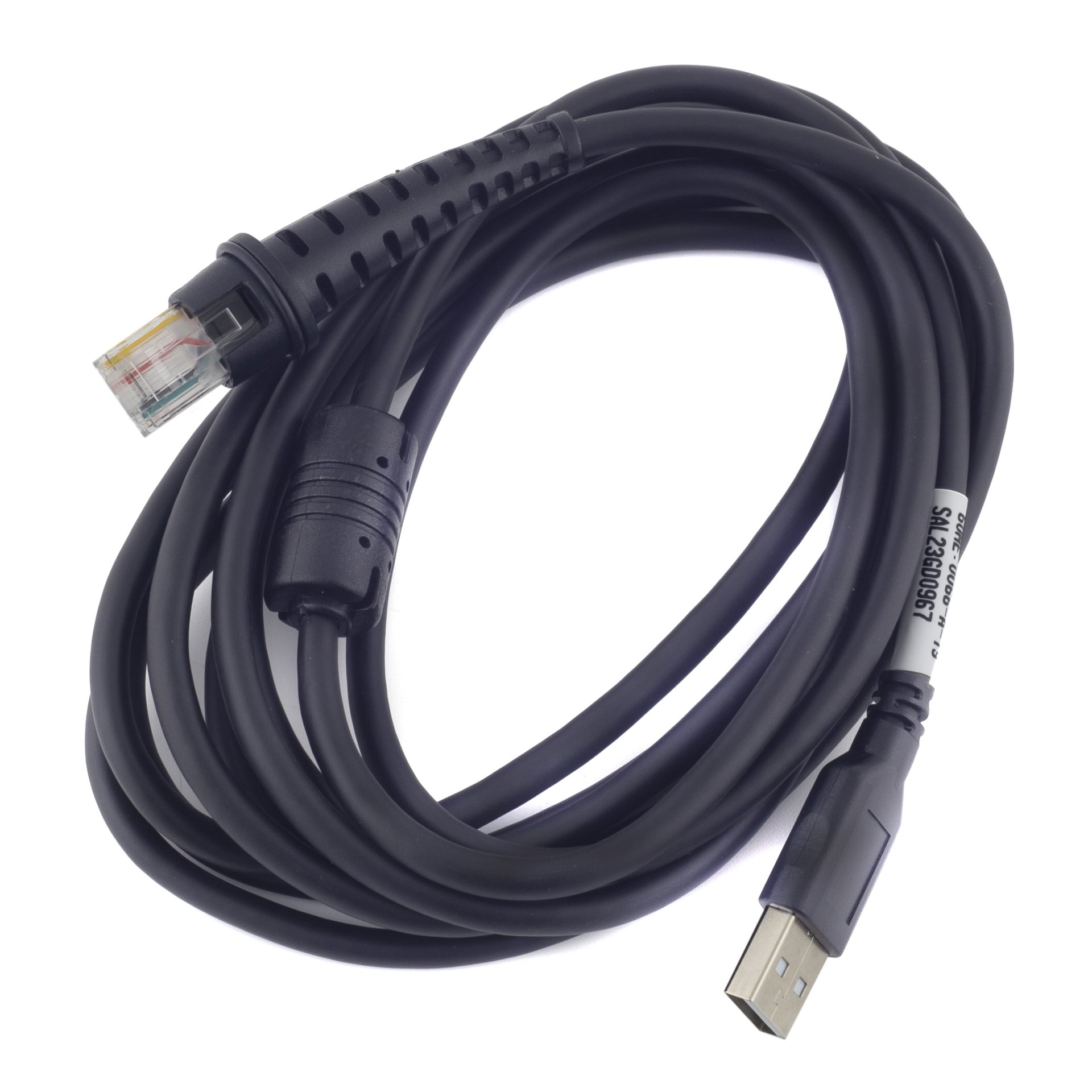 Проводной сканер штрих-кода Mertech 2410 P2D SUPERLEAD (2D, черный, без подставки, 2.05м кабель) №8