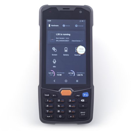 Терминал сбора данных Mertech SUNMI L2K (4"/Android 7.1/2GB/16GB/2D Imager/WIFI/BT/4G/GPS/GSM/NFC/ПО/Camera/IP65/5000mAh) фото