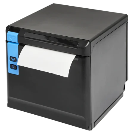 Чековый принтер iDPRT TP808 (203 dpi, черный, термопечать, USB/RS-232/Ethernet + звонок) фото