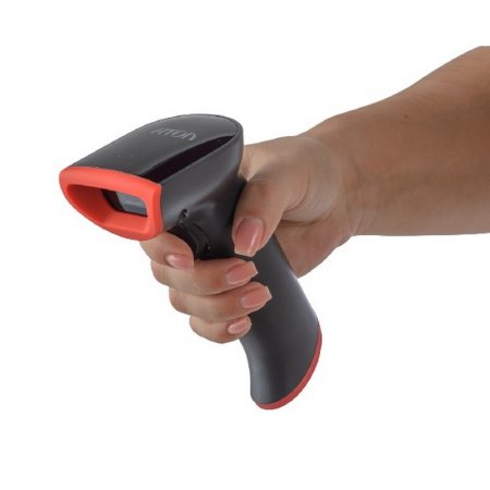 Беспроводной сканер штрих-кода АТОЛ Impulse 12 BT (2D, черный, USB, Bluetooth, без подставки Cradle) фото