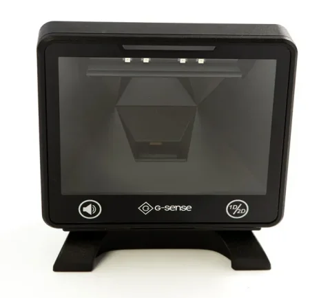Стационарный сканер штрих-кода G-SENSE DS8000 (2D, USB, черный, 1.8м кабель) фото