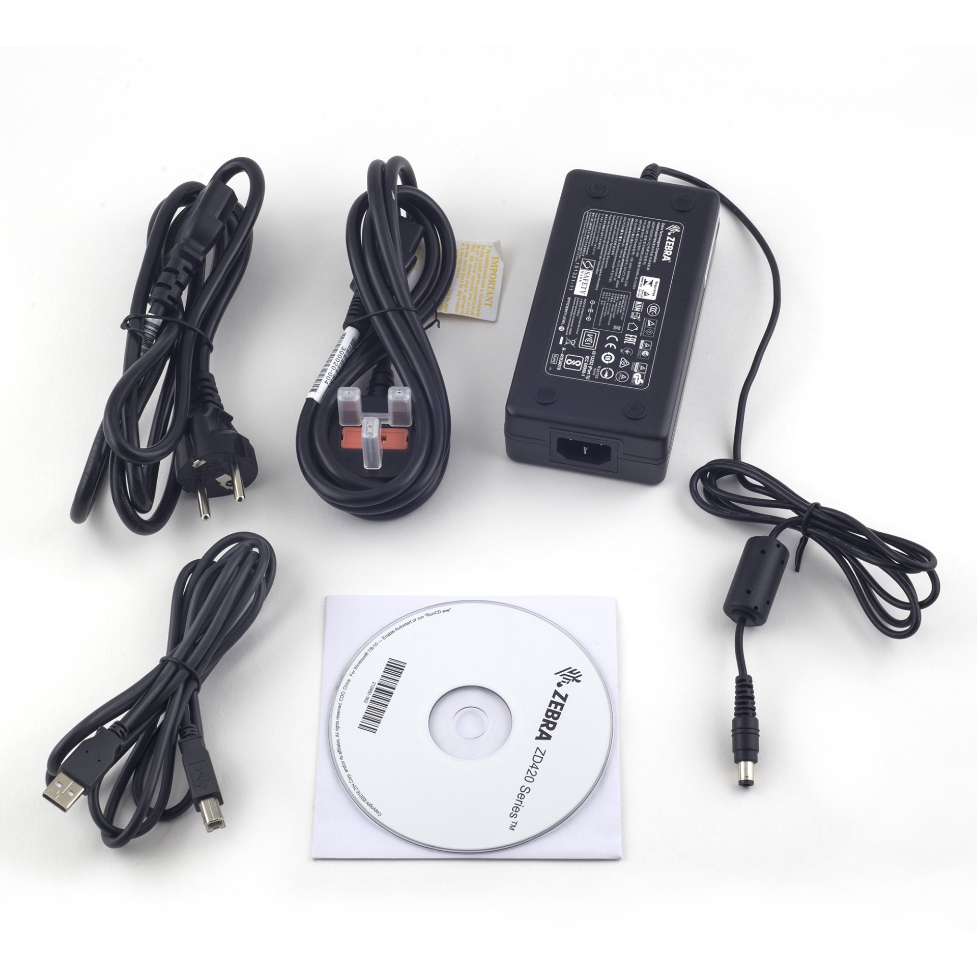 Термотрансферный принтер этикеток Zebra ZD420t (300 dpi, USB/USB Host/Ethernet/Bluetooth, арт. ZD42043-T0EE00EZ) фото