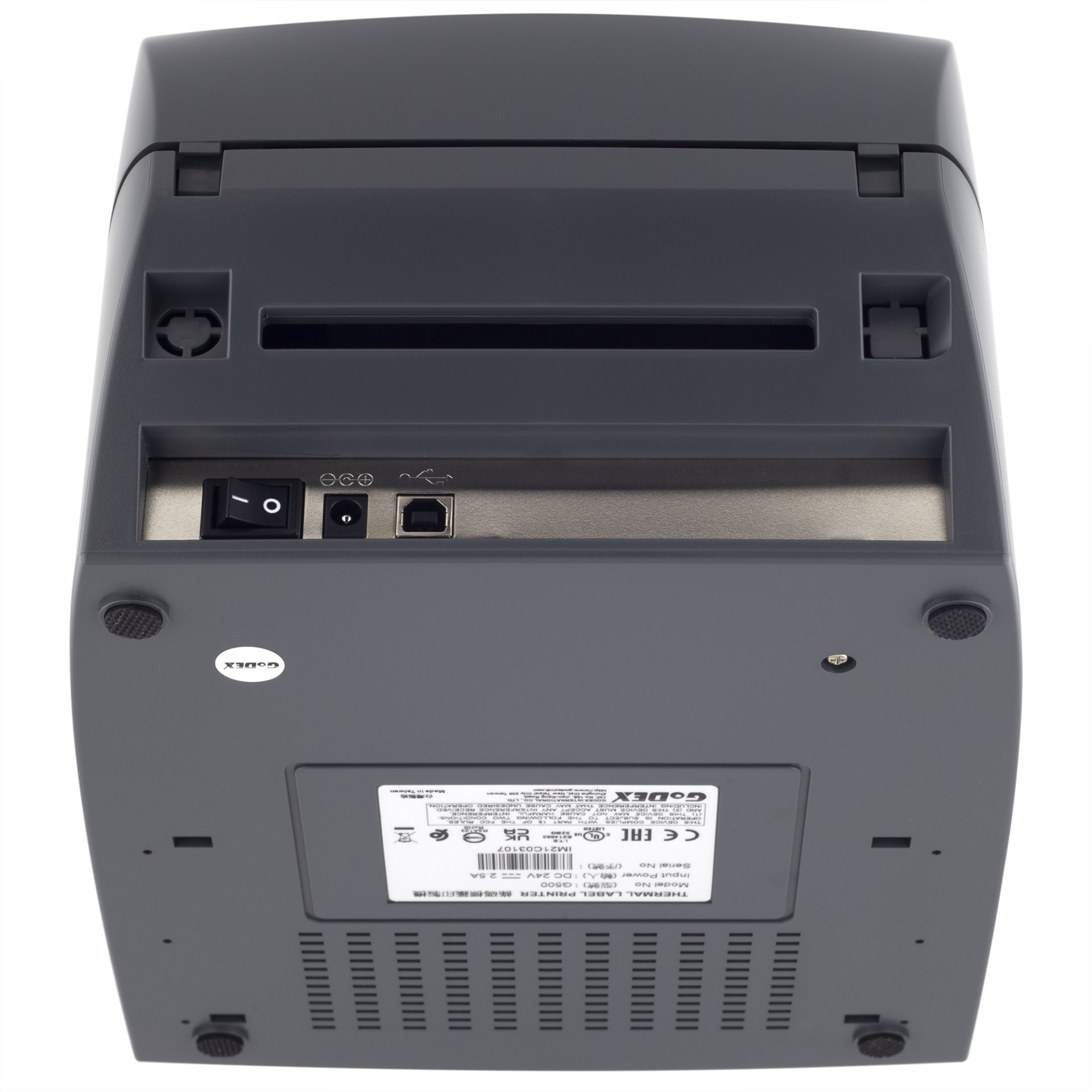 Термотрансферный принтер этикеток Godex G530UES (300 dpi, USB/RS-232/Ethernet, арт. 011-G53EM2-004) фото