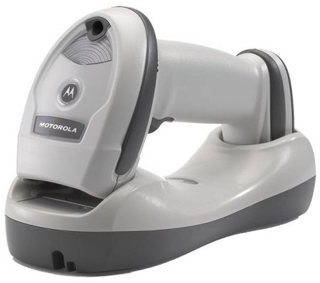 Беспроводной сканер штрих-кода Zebra (Motorola) Symbol LI4278 (1D, белый, с подставкой Cradle) фото