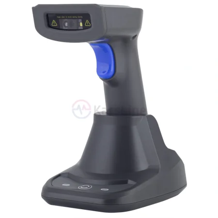 Беспроводной сканер штрих-кода PayTor FL-2007 (2D, серый, USB, Bluetooth, с подставкой Cradle) фото