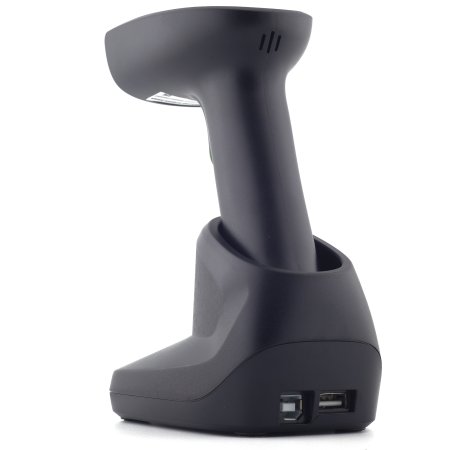 Беспроводной сканер штрих-кода NEO-X210 PRO W2D (2D, черный, с подставкой Cradle) фото
