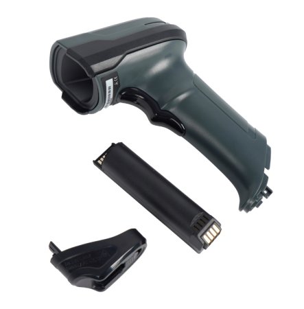 Беспроводной сканер штрих-кода NEO LUX W2D HD (2D, черный, с подставкой Cradle) фото