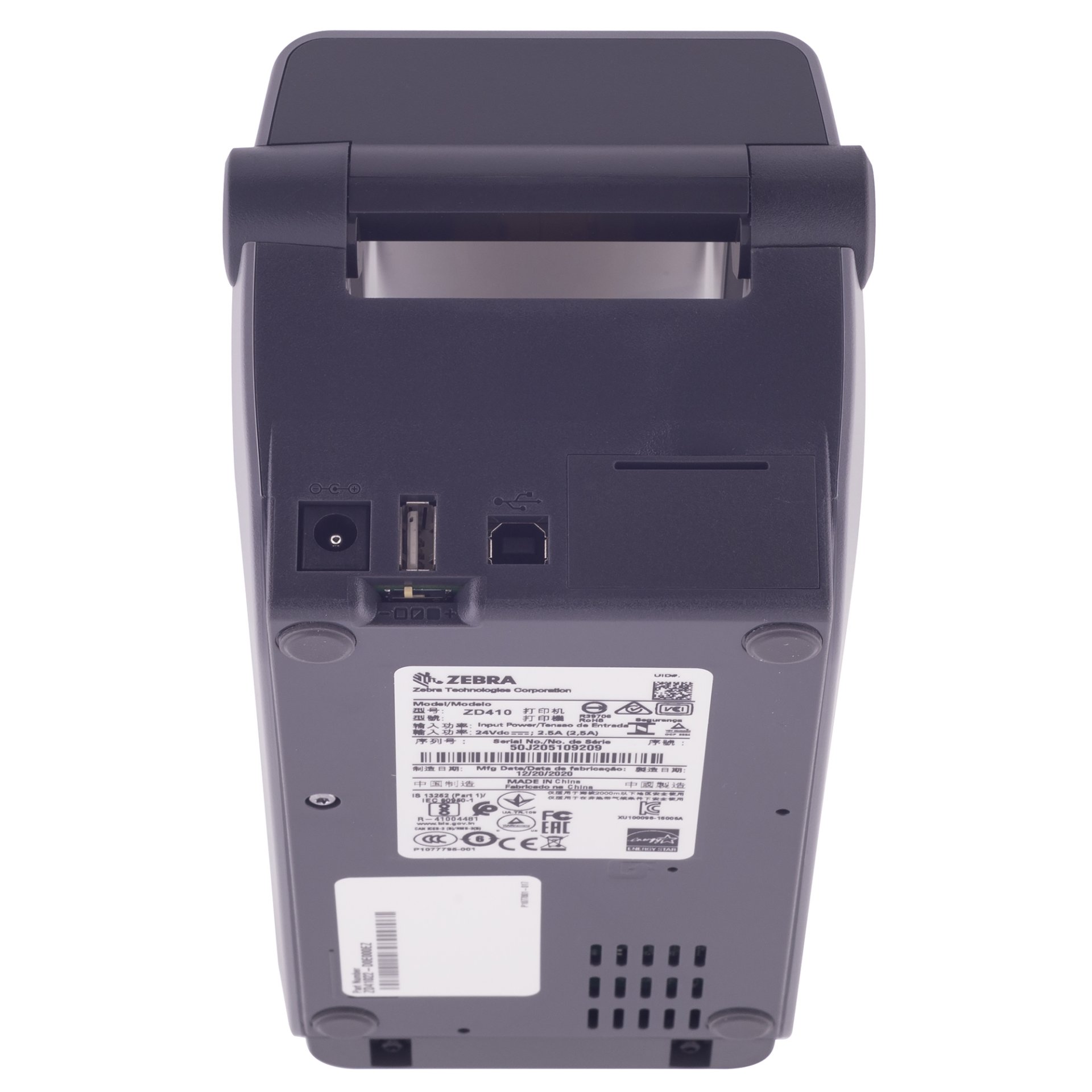 Термопринтер этикеток Zebra ZD410 (300 dpi, USB/Bluetooth/WIFI, арт. ZD41023-D0EW02EZ) фото