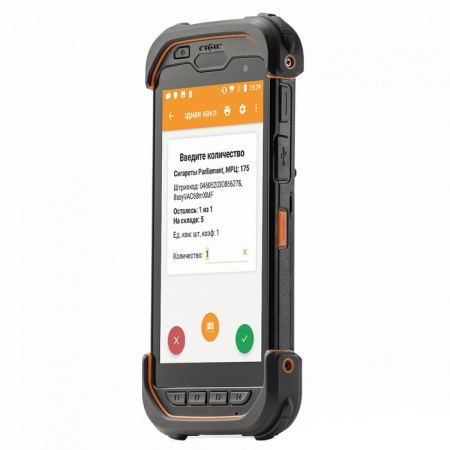 Терминал сбора данных АТОЛ Smart.Touch (5.5"/Android 9.0/4GB/64GB/2D SE4710/WIFI/BT/LTE/GPS/NFC/Camera/IP67/5000mAh) фото