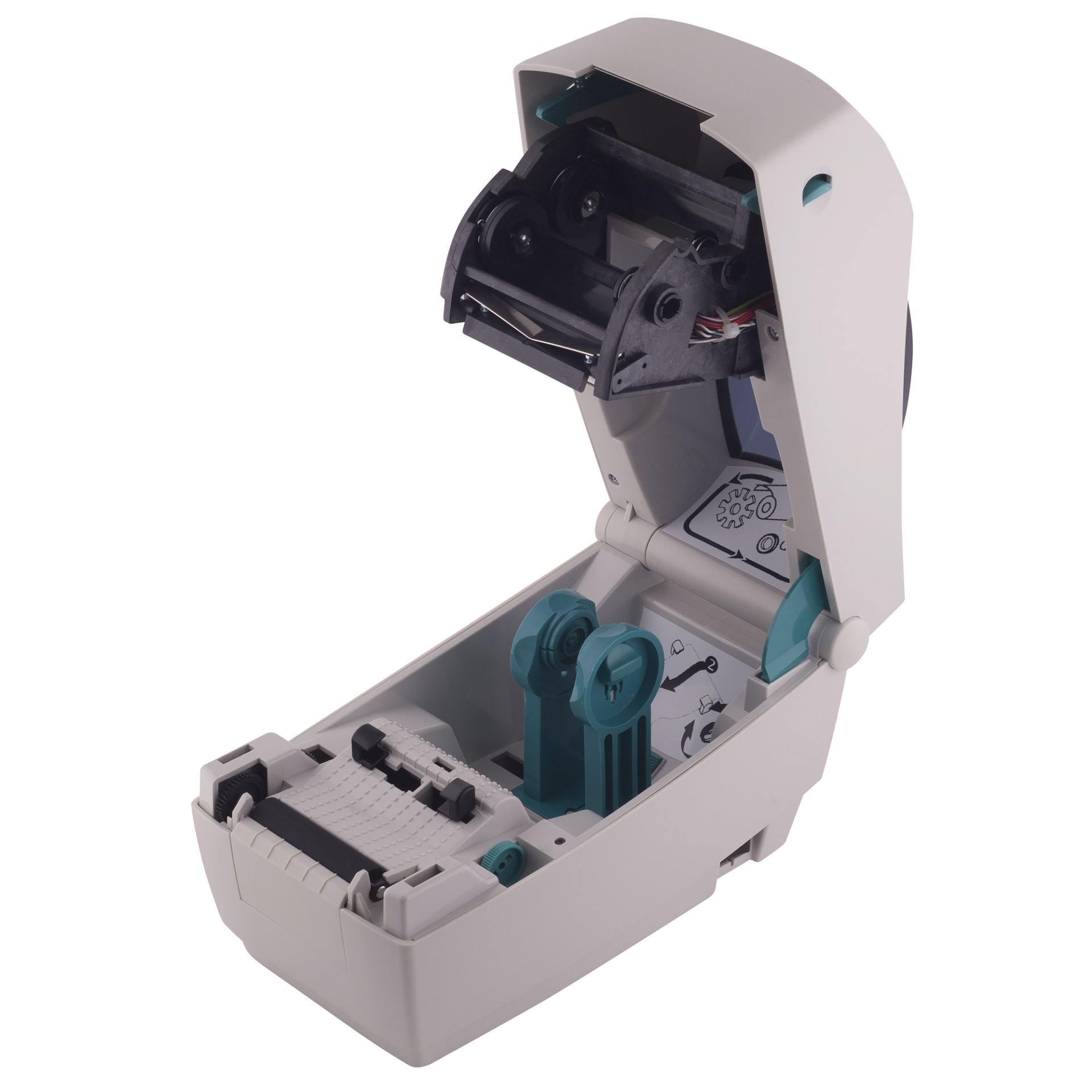 Термотрансферный принтер этикеток Zebra TLP 2824 Plus (203 dpi, отрезчик, USB/RS-232, арт. 282P-101122-040) фото