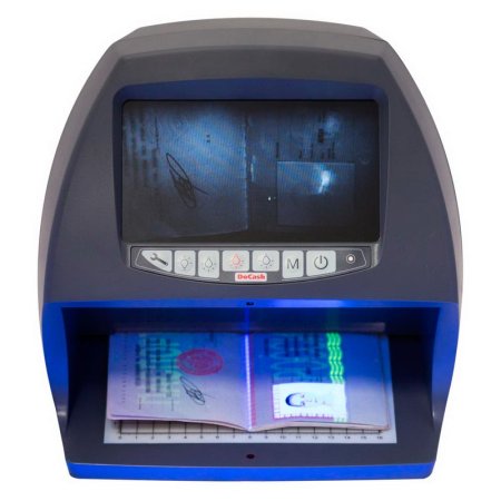 Просмотровый детектор банкнот DoCash BIG D LED (серый, комбинированный, без АКБ) фото