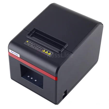 Чековый принтер Xprinter N160II (203 dpi, черный, термопечать, USB/Ethernet, с автоотрезчиком) фото
