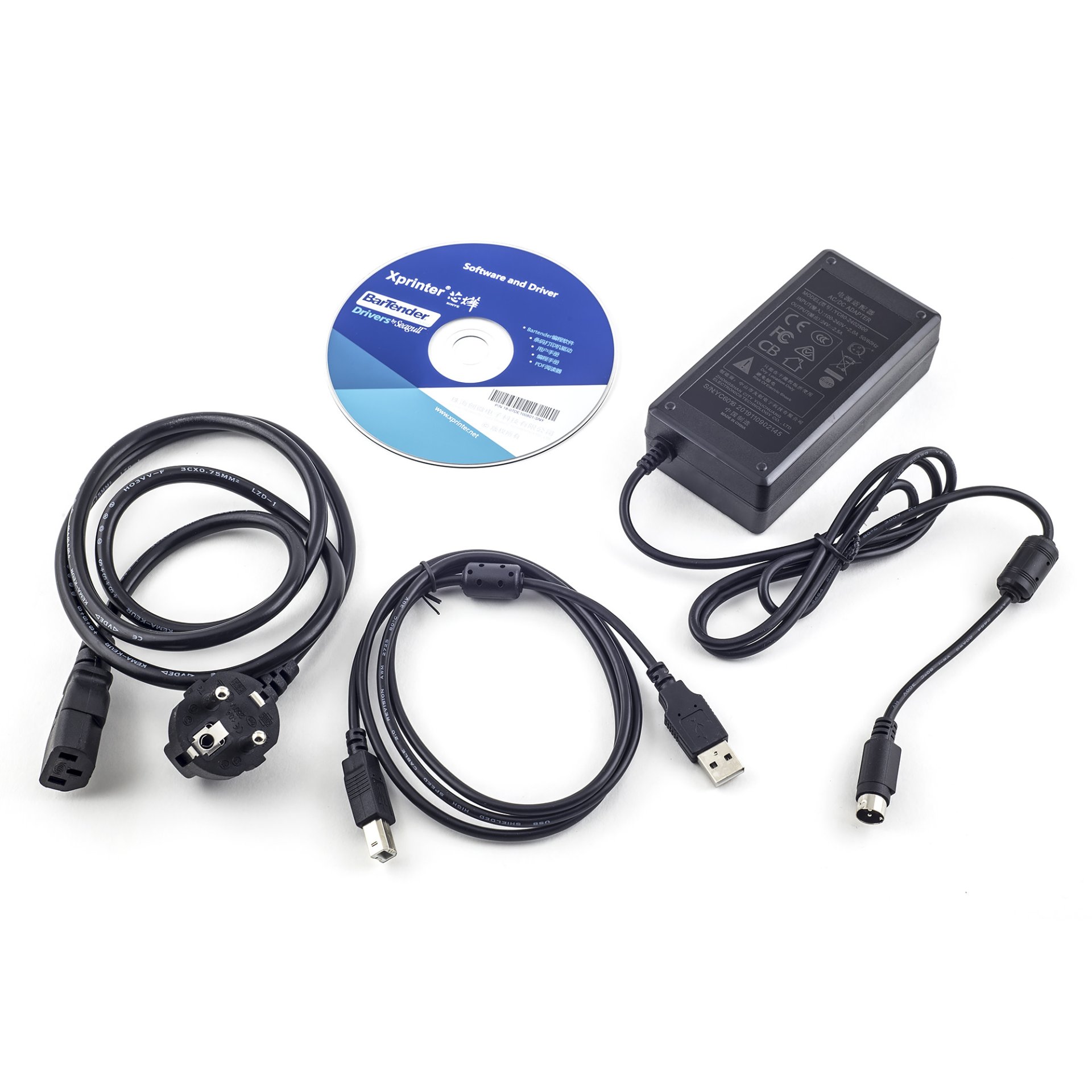 Термопринтер этикеток XPrinter XP-365B (203 dpi, USB/Bluetooth, арт. PE-01-BLE) фото