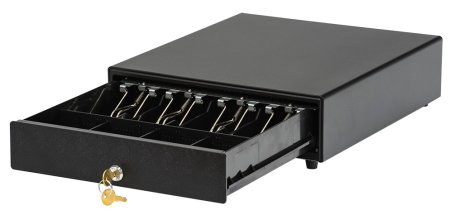 Денежный ящик АТОЛ SB-330-B Б/У (черный, механический)