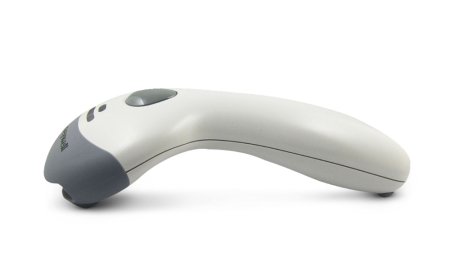 Проводной сканер штрих-кода Honeywell MS9540 Voyager (1D, белый, KBW, с подставкой) фото