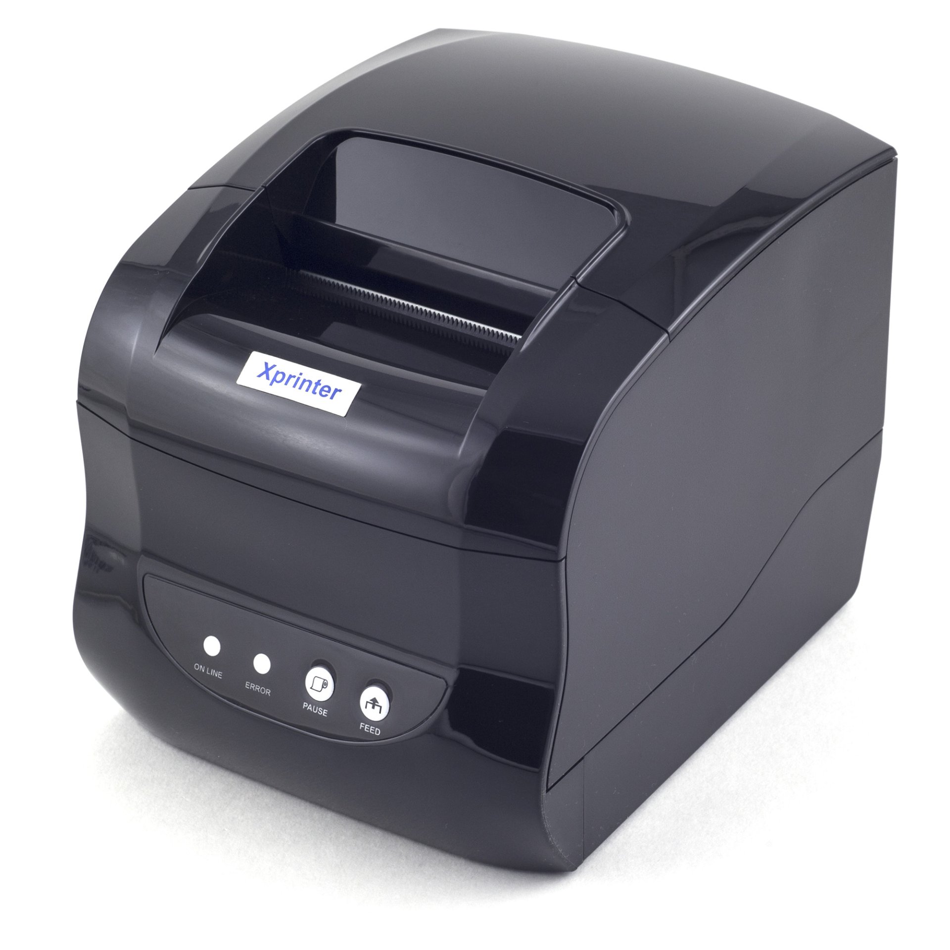 Купить термопринтер этикеток xprinter xp-365b (203 dpi, черный,  термопечать, usb/bluetooth) в Москве: отличная цена с доставкой в  интернет-магазине KassLine