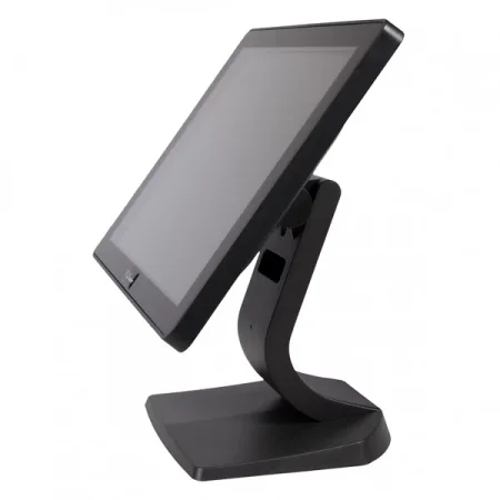 POS-монитор сенсорный POScenter EVA-150 Lite (15", P-CAP, TFT LCD, 1024х768, VGA, USB, MSR, новый стенд, черный) фото