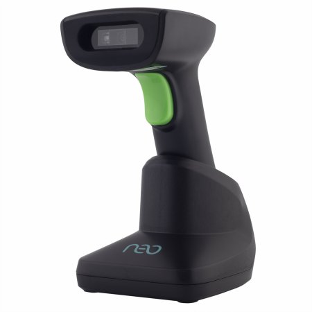 Беспроводной сканер штрих-кода NEO-X110 PRO W2D (2D, черный, с подставкой Cradle) фото