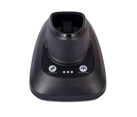 Беспроводной сканер штрих-кода SPACE X-2020RCS (2D, черный, USB, Bluetooth, с подставкой Cradle) фото