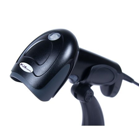 Проводной сканер штрих-кода POScenter SG-100C (2D, черный, без подставки, 2м кабель) фото