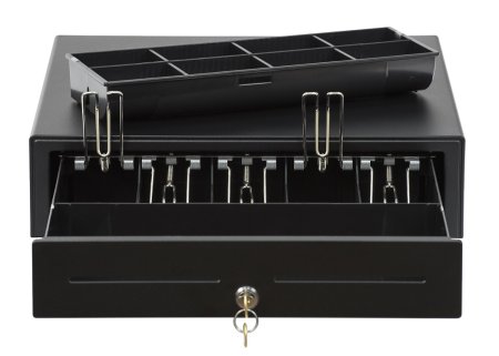 Денежный ящик АТОЛ CD-410-B (черный, распайка: ШТРИХ) фото