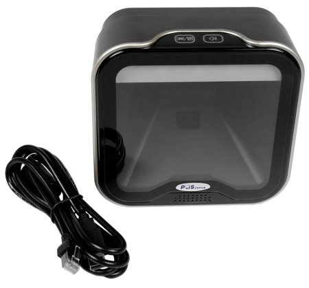 Стационарный сканер штрих-кода POScenter SQ-100C (2D, USB, черный, 1.5м кабель) фото