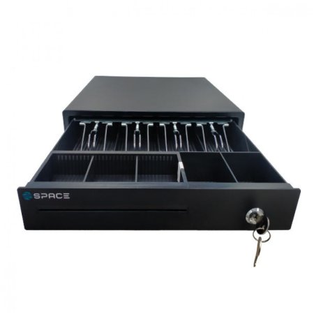 Денежный ящик SPACE BOX-330 (черный, PUSH, механический) фото