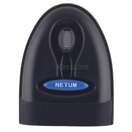 Беспроводной сканер штрих-кода NETUM NT-1698W Б/У (1D, черный, без подставки Cradle)