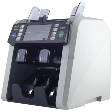 Счетчик банкнот с детектором подлинности MERTECH C-200 DOUBLE CIS MG touch screen фото