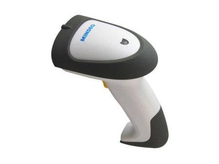 Проводной сканер штрих-кода Mindeo Mindeo MD2230+ (1D, белый, с подставкой, 2м кабель) фото