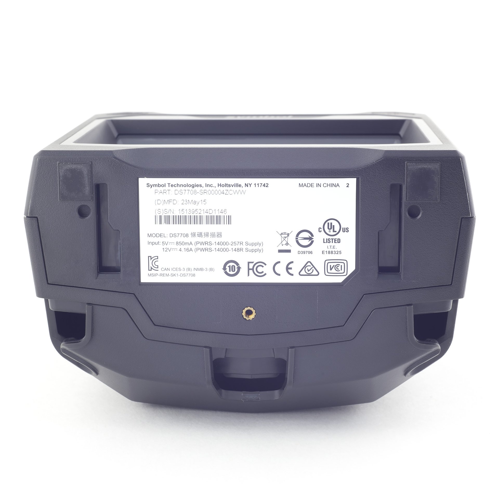 Стационарный сканер штрих-кода Zebra (Motorola) Symbol DS7708 Б/У (2D, RS-232, черный) №4